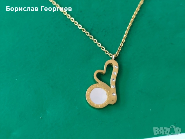 Колие Bvlgari, снимка 3 - Колиета, медальони, синджири - 51889065
