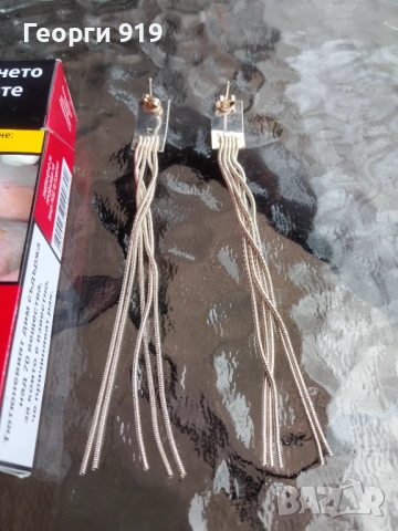 Сребърни обеци , снимка 4 - Обеци - 53511354