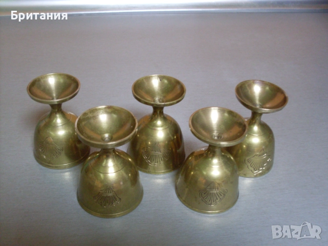 Бронзови чаши- 5бр. комплект., снимка 3 - Антикварни и старинни предмети - 52920324