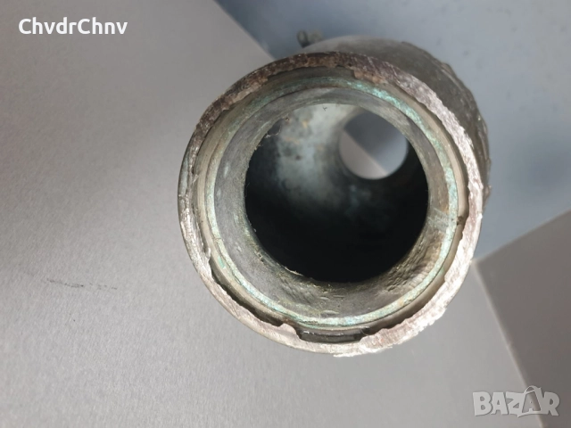 30см-3кг стара китайска бронзова ваза /фигурална/с птици и рози, снимка 7 - Антикварни и старинни предмети - 52550801