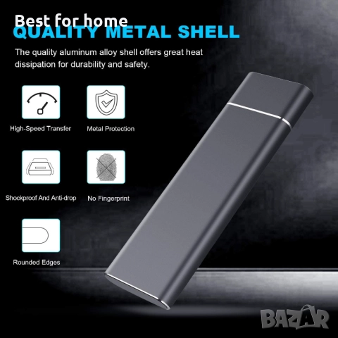 9TB външен твърд диск, преносим SSD