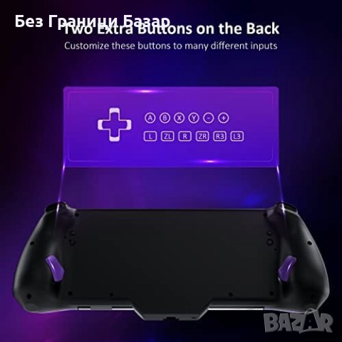 Нов NexiGo Gripcon Gen 2 – Ергономичен контролер за Switch със светлини, снимка 4 - Аксесоари - 51486491