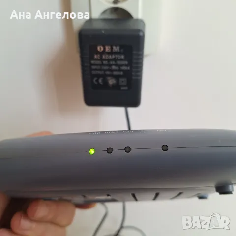 ADSL МОДЕМ ZTE ZXDSL 831  адаптер зарядно разделяща розетка телефонен кабел, снимка 1 - Рутери - 47105753