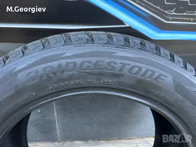 4бр. ПОЧТИ НОВИ ЗИМНИ ГУМИ  BRIDGESTONE BLIZZAL 235/55/R18 100T -8мм., снимка 5 - Гуми и джанти - 48289570