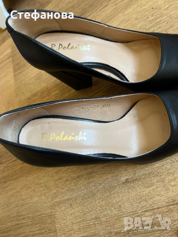 R. Polanski естествена кожа - размер 36, снимка 3 - Дамски обувки на ток - 44986746