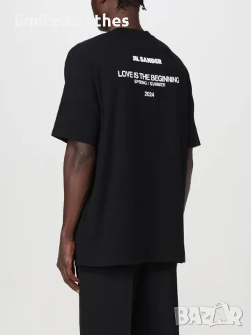 JIL SANDER Black Love is the Beginning Print Мъжка / Дамска Тениска size M, снимка 4 - Тениски - 46924064