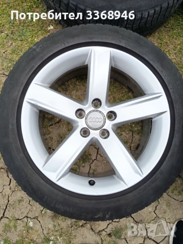 Джанти Audi Оригинални 17" 5x112 ET28, снимка 8 - Гуми и джанти - 53910129