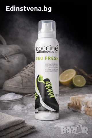 Coccinè Sneakers Deo Fresh Дезедорант със сребърни и силициеви нано частици, 150 ml
