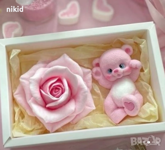 3D Легнало мече с лапи до глава силиконов молд форма фондан шоколад смола гипс свещ декор, снимка 3 - Форми - 53049225