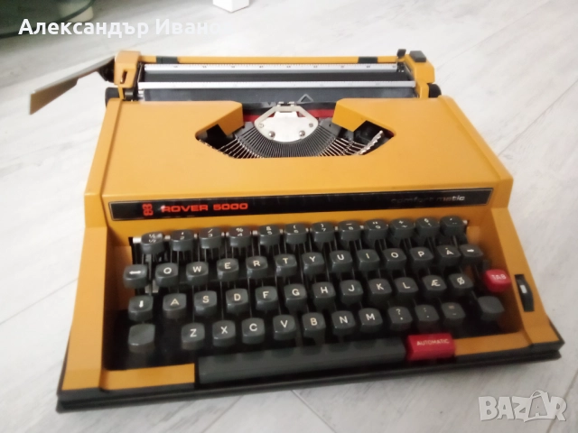 Пишеща машина ROVER 5000, снимка 2 - Антикварни и старинни предмети - 52890968