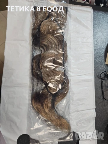 Дълги вълнообразни екстеншъни за коса с щипки за жени, снимка 14 - Аксесоари за коса - 50977841