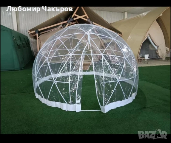 Шатра Купол - Покривало за Басейн, Джакузи или Тераса. Зимна Градина , снимка 10 - Градински мебели, декорация  - 45947830