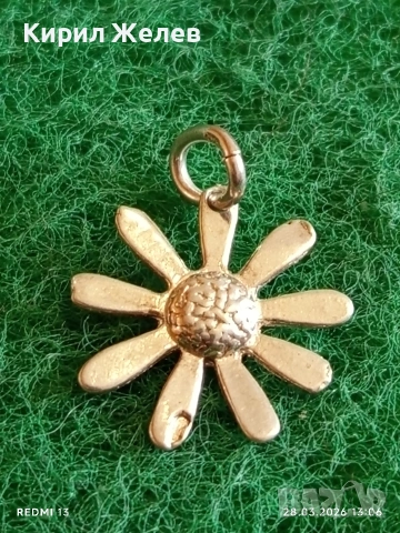 Сребърна висулка МАРГАРИТА подходящ аксесоар за ежедневието 53076, снимка 2 - Колиета, медальони, синджири - 54005502