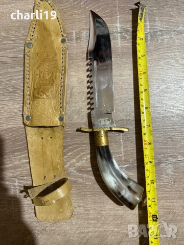 Уникален ловджийски нож , снимка 2 - Ножове - 53213982