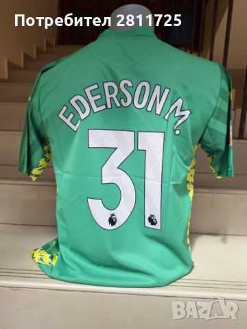 Тениска Едерсон - Манчестър Сити, снимка 1 - Футбол - 45094556