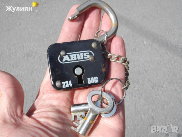 СТАР КАТИНАР ABUS GERMANY, снимка 6 - Антикварни и старинни предмети - 51550867