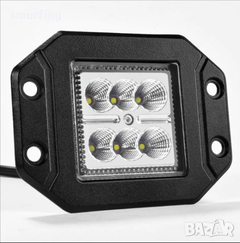LED халоген за вграждане 18W 1бр. , снимка 2 - Аксесоари и консумативи - 45837080