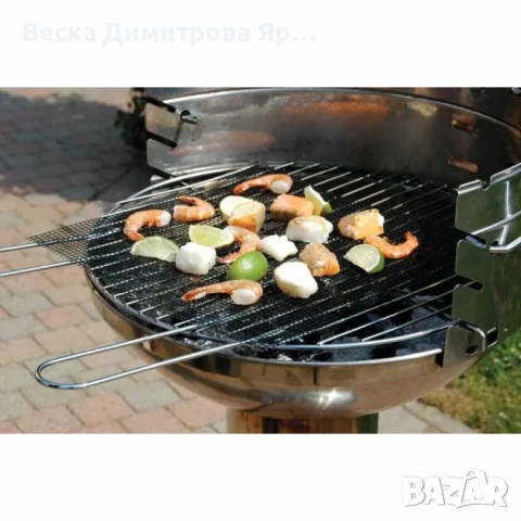 Постелка за барбекю BBQ NoStik, 32x32см., до 260°,  черен, в кутия, снимка 3 - Други стоки за дома - 50504503