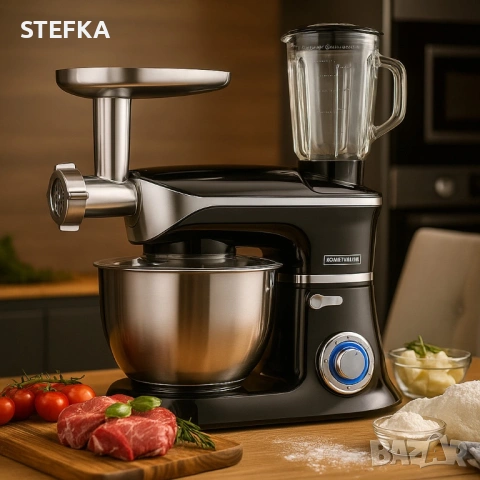 Кухненски робот 3в1 мощен1900w, снимка 3 - Кухненски роботи - 53156778