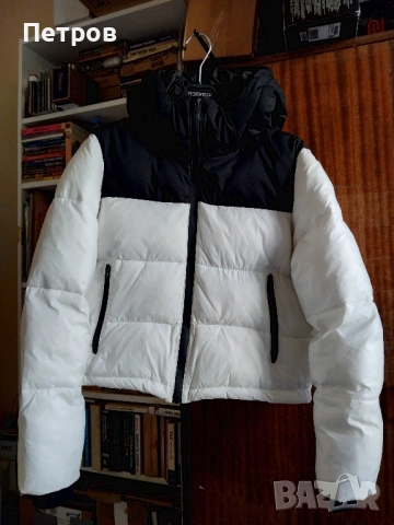 Капитонирано яке CROPP - puffer с качулка, S, снимка 3 - Якета - 53037680