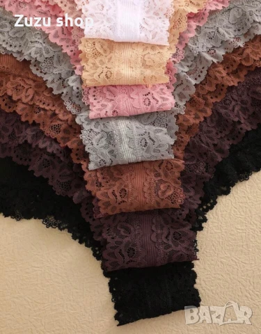 Комплект 7 броя дамски бикини, снимка 6 - Бельо - 50814330