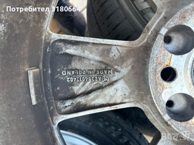 Джанта 17 цола Mercedes Vito, снимка 2 - Гуми и джанти - 46329326