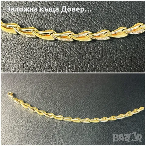 Златни гривни zlaten 14 K 585 gold griwna grivna, снимка 4 - Гривни - 50132823