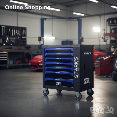 Професионална количка с инструменти 258 части – пълен набор за автосервизи и майстори, снимка 8 - Куфари с инструменти - 53345164