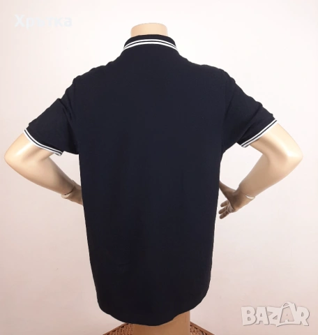 Fred Perry - Оригинална мъжка тениска с яка размер 2XL, снимка 4 - Тениски - 53638161