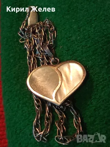 РОМАНТИЧНО СЕДЕФЕНО СРЕБЪРНО СЪРЧИЦЕ АРТ МЕДАЛЬОН СРЕБРО 925 със СРЕБЪРНА ВЕРИЖКА 27708, снимка 13 - Колиета, медальони, синджири - 50115973