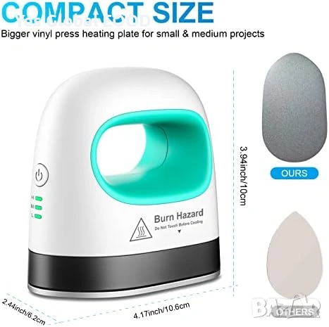 Mefine мини термопреса за тениски, снимка 3 - Друга електроника - 53883680