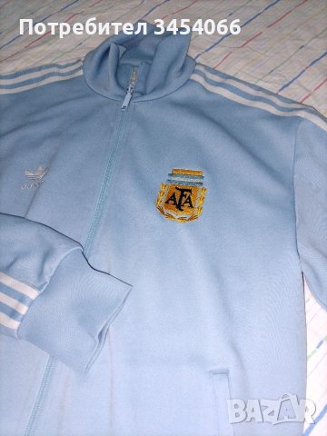 Оригинално мъжко горнище Аdidas-ARGENTINА, снимка 5 - Спортни дрехи, екипи - 46475153
