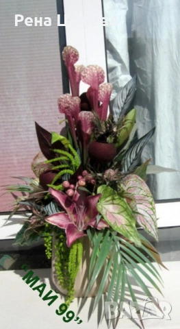 Цветна аранжировка, снимка 2 - Декорация за дома - 51722387