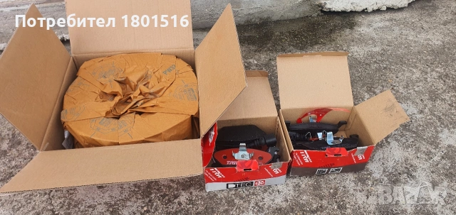 Нов преден спирачен комплект TRW - VW, Audi, Skoda, Seat, снимка 2 - Части - 53289418