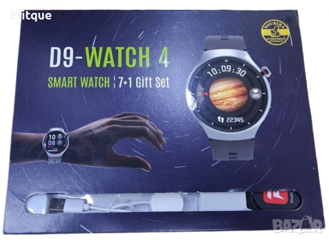 D9-Watch 4 - Интелигентният часовник 7 в 1 с елегантен дизайн и мощни функции, снимка 5 - Смарт гривни - 52778727