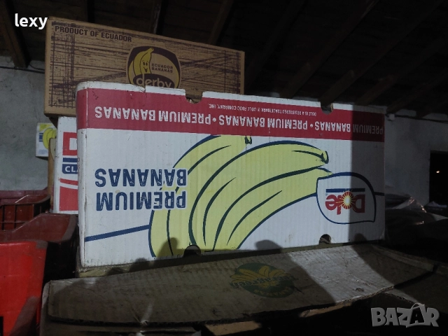 Продавам кашони за банани , снимка 2 - Друго търговско оборудване - 51671607