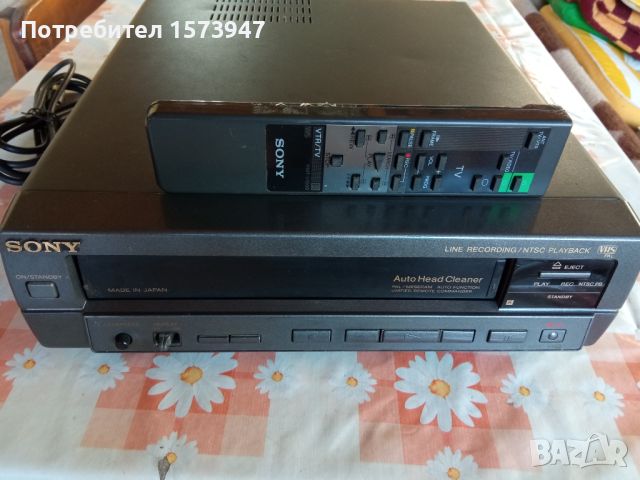 SONY video cassette pleyer-SLV-XR5 , снимка 3 - Ресийвъри, усилватели, смесителни пултове - 46230960