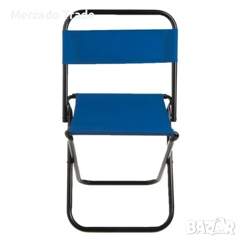 Сгъваемо къмпинг столче Mercado Trade, Син цвят, снимка 2 - Къмпинг мебели - 54109976