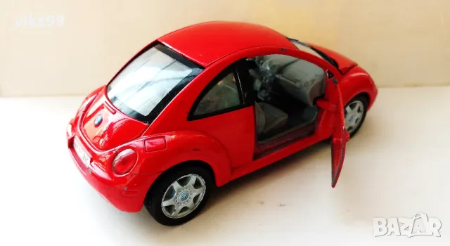 VOLKSWAGEN New Beetle Majorette - Мащаб 1:24, снимка 5 - Колекции - 49012400