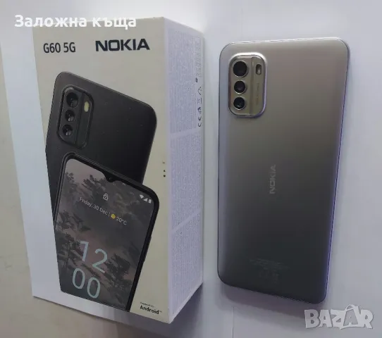 Nokia G60 5G Dual - 6GB RAM / 128GB / 50MPx / 120Hz / 4500mAh (пълен комплект), снимка 2 - Nokia - 47423123