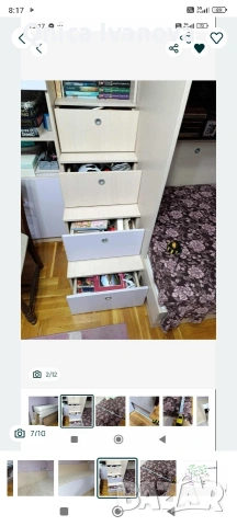 Двуетажно легло , снимка 5 - Мебели за детската стая - 53117242