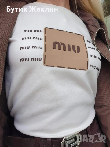 Тениска Miu Miu, снимка 2 - Тениски - 53672070