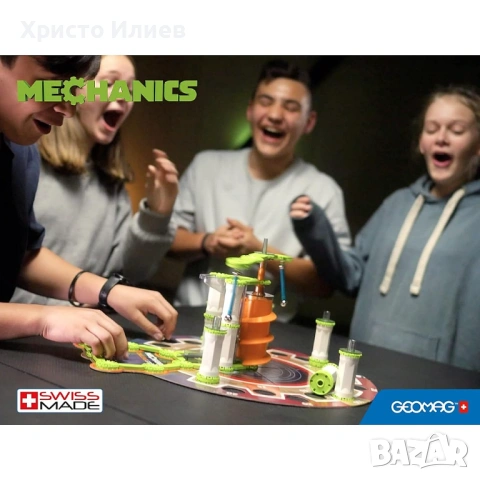 Магнитен конструктор Geomag Mechanics Предизвикателство 185 части Challenge Strike, снимка 3 - Конструктори - 53912675