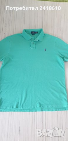 POLO Ralph Lauren Pique Cotton Slim Fit Mens Size 2XL ОРИГИНАЛ! Мъжка Тениска!, снимка 9 - Тениски - 46811122