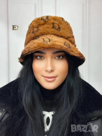 пухени шапки louis vuitton , снимка 10 - Шапки - 51396867