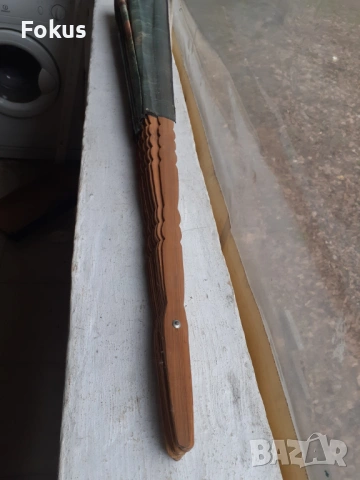 Огромно старо ръчно рисувано ветрило картина масло на платно, снимка 6 - Антикварни и старинни предмети - 53430616