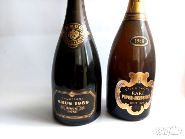 Стари бутилки шампанско Krug, снимка 3 - Колекции - 46453123