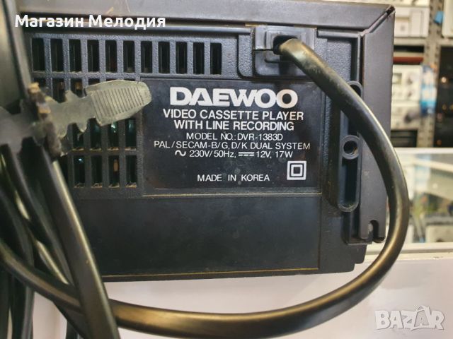 Видео Daewoo DVR-1383D В отлично техническо и визуално състояние., снимка 10 - Плейъри, домашно кино, прожектори - 45132986