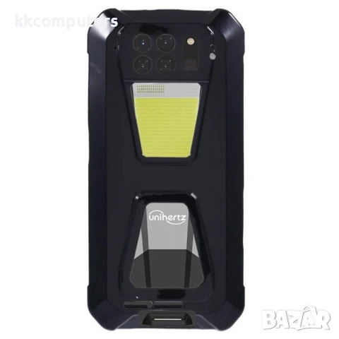 Гъвкав TPU Калъф + Скрийн Протектор за Unihertz Tank 3S – Прозрачен / Черен