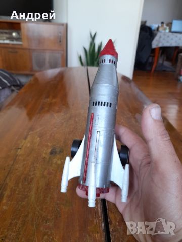 Стара детска играчка Ракета, снимка 4 - Други ценни предмети - 46172674